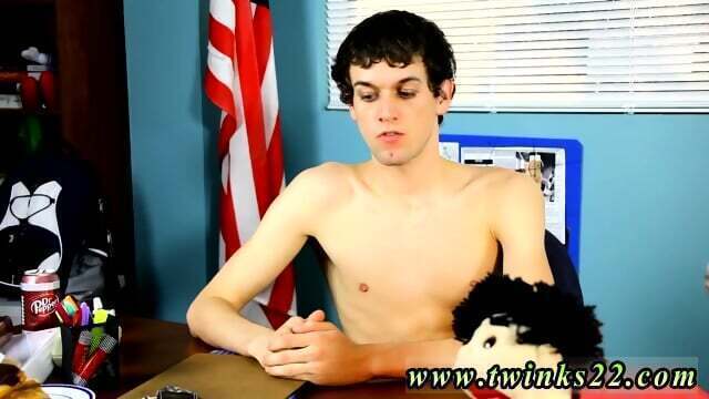 Very teen naked fucked Alex seated desk without T-shirt