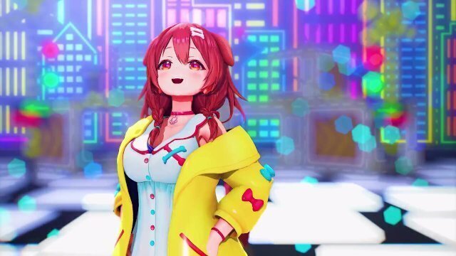 【MMD Hololive 4k/60fps】《Inugami Korone (戌神ころね)》~《Good-night Kiss》 Seong (전효성)