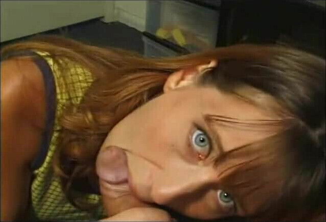 Russian redhead sucks small uncut dick. Cums in mouth