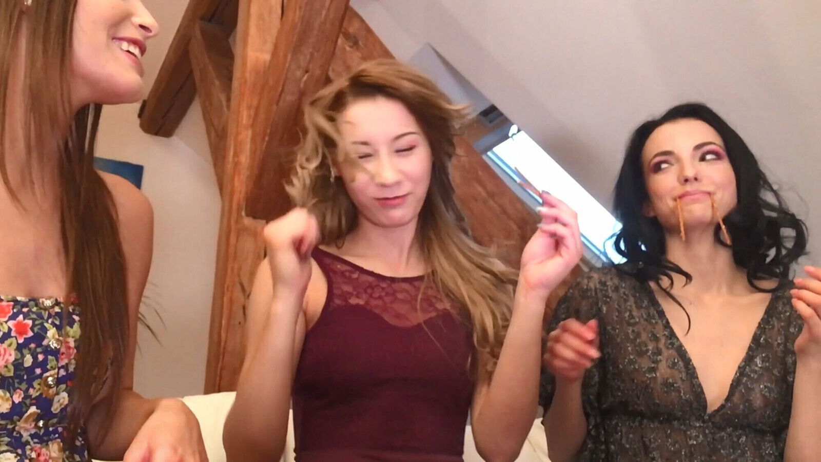 Sexy Horny Girls dance show Heels Legs Dress Short Mini Skirts Panties Panties