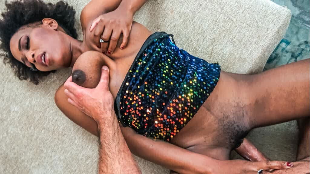 African Casting Pretty Amateur Black Model Talked Into Fucking Boss