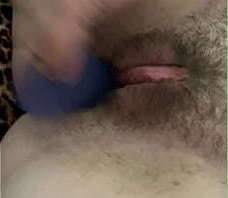 Boy pussy takes first dildo