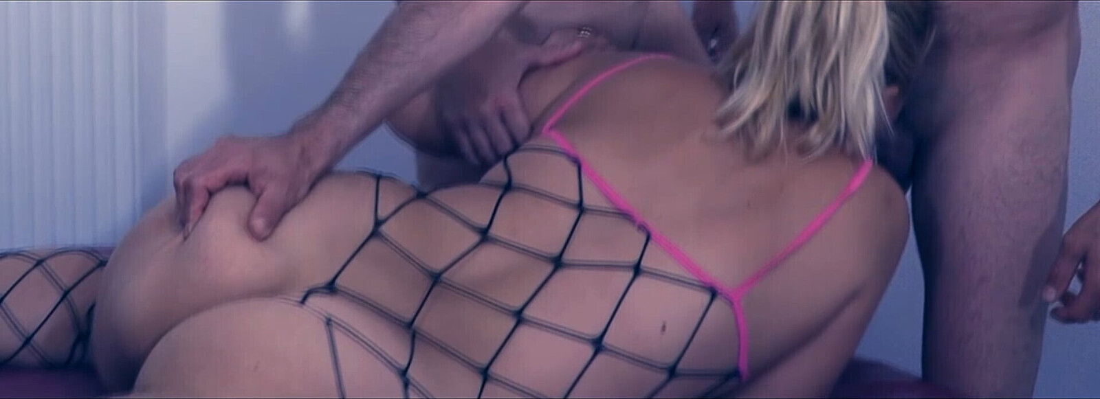 Sexy latex threesome with Vicky Wilfing