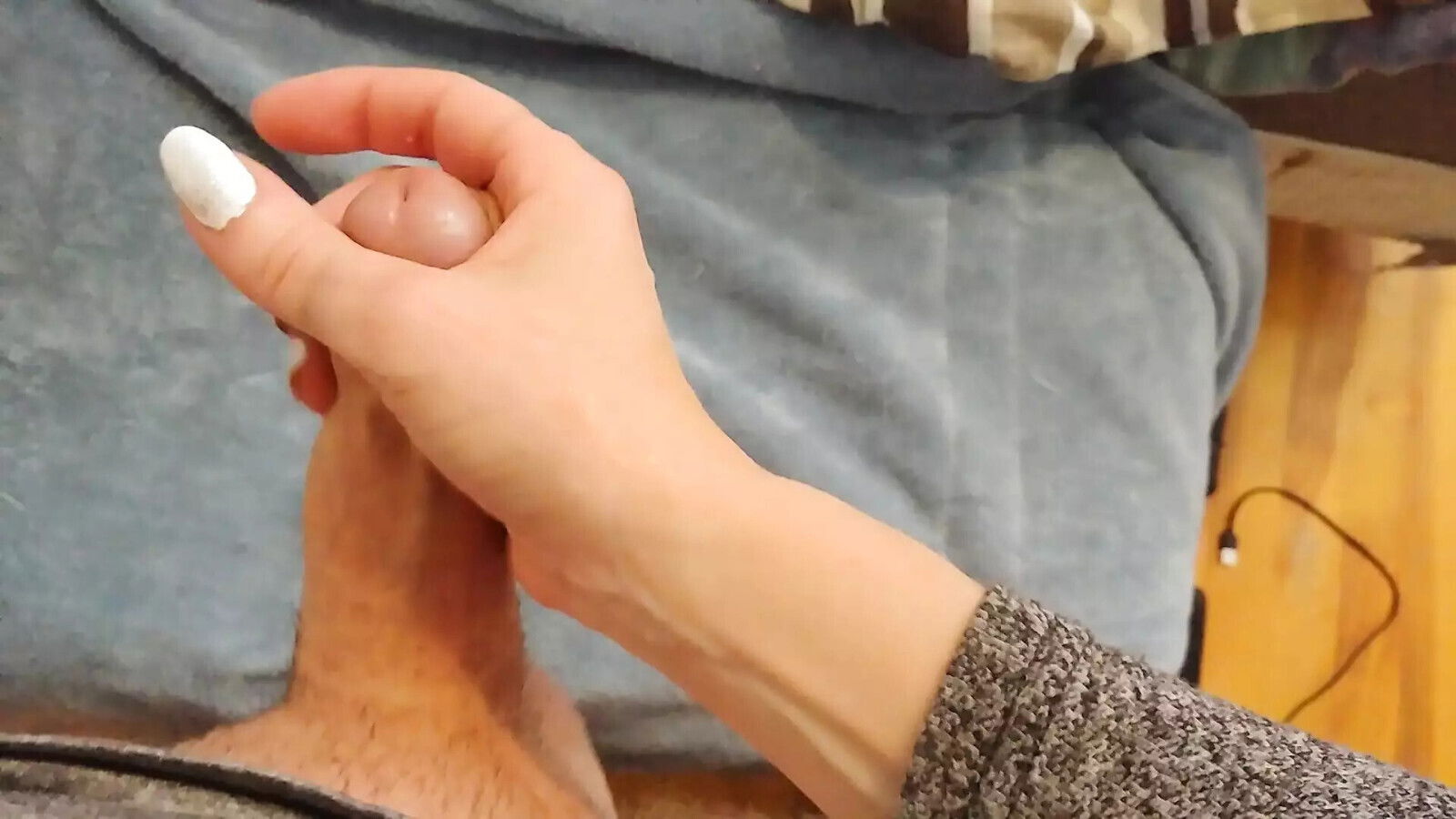 mixed journey playing with dad's cock.