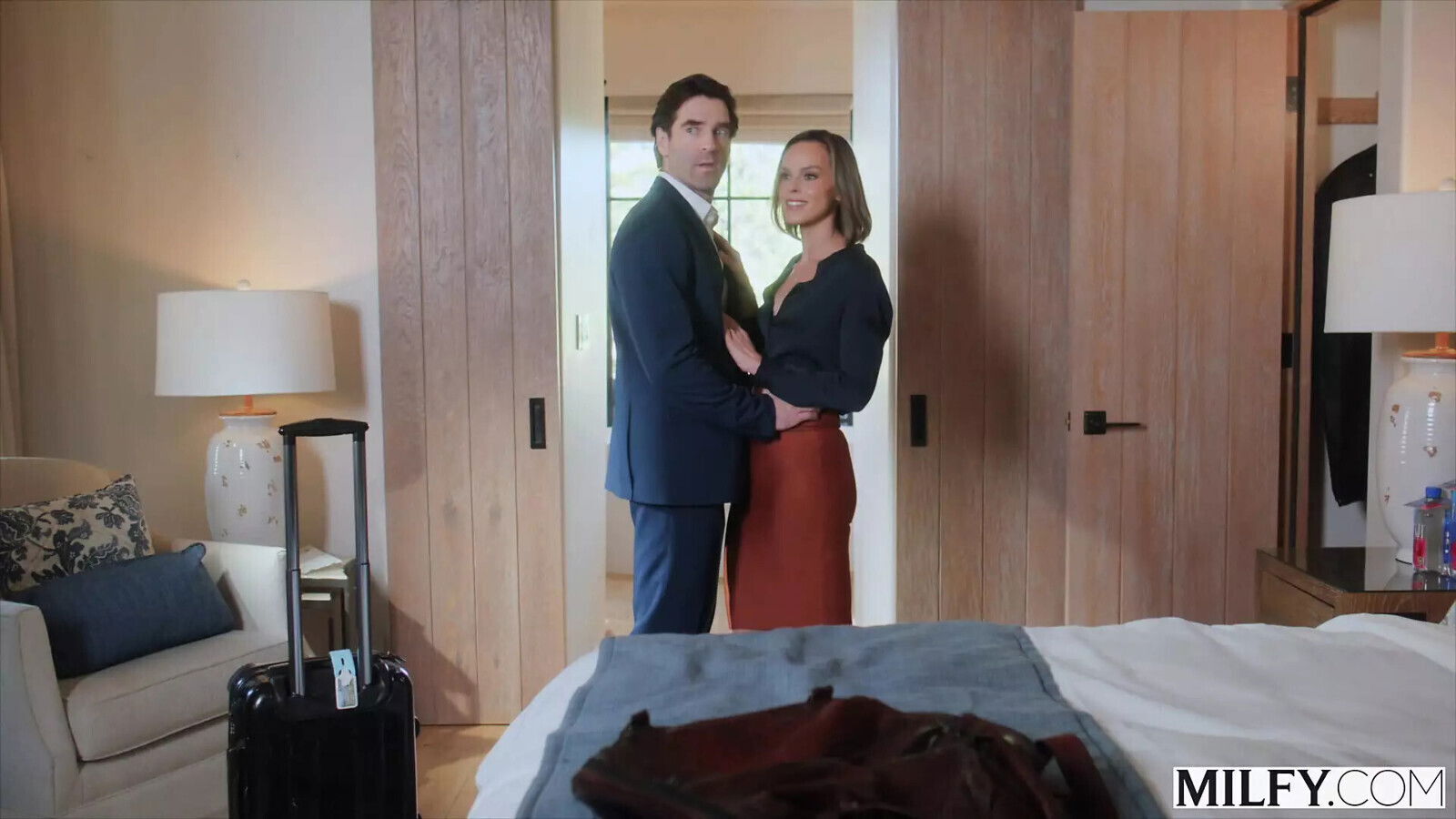 Milfy Naughty Serenity Fucks Young Stud While Hubby Watches