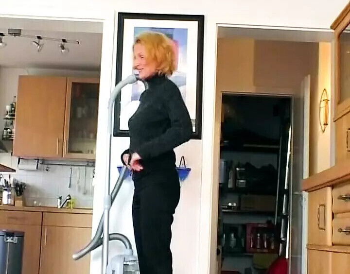 Busty German housewife getting banged handsome neighbor