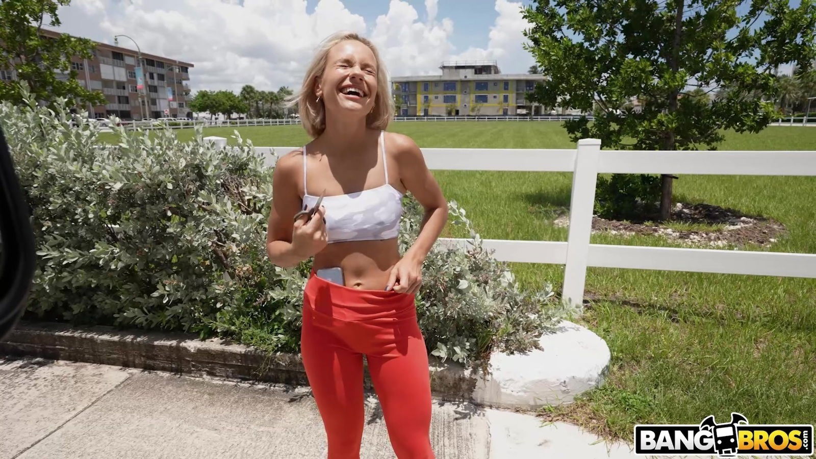 Natural blonde Abyss Blank spreads legs fucked hard