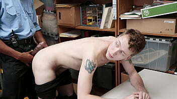 Twink Caught Hiding from Store Into Pants Perps4k