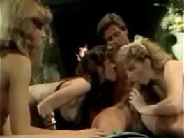 Janey Robbins, Mindy Rae and Tamara Longley Triple Team Peter North