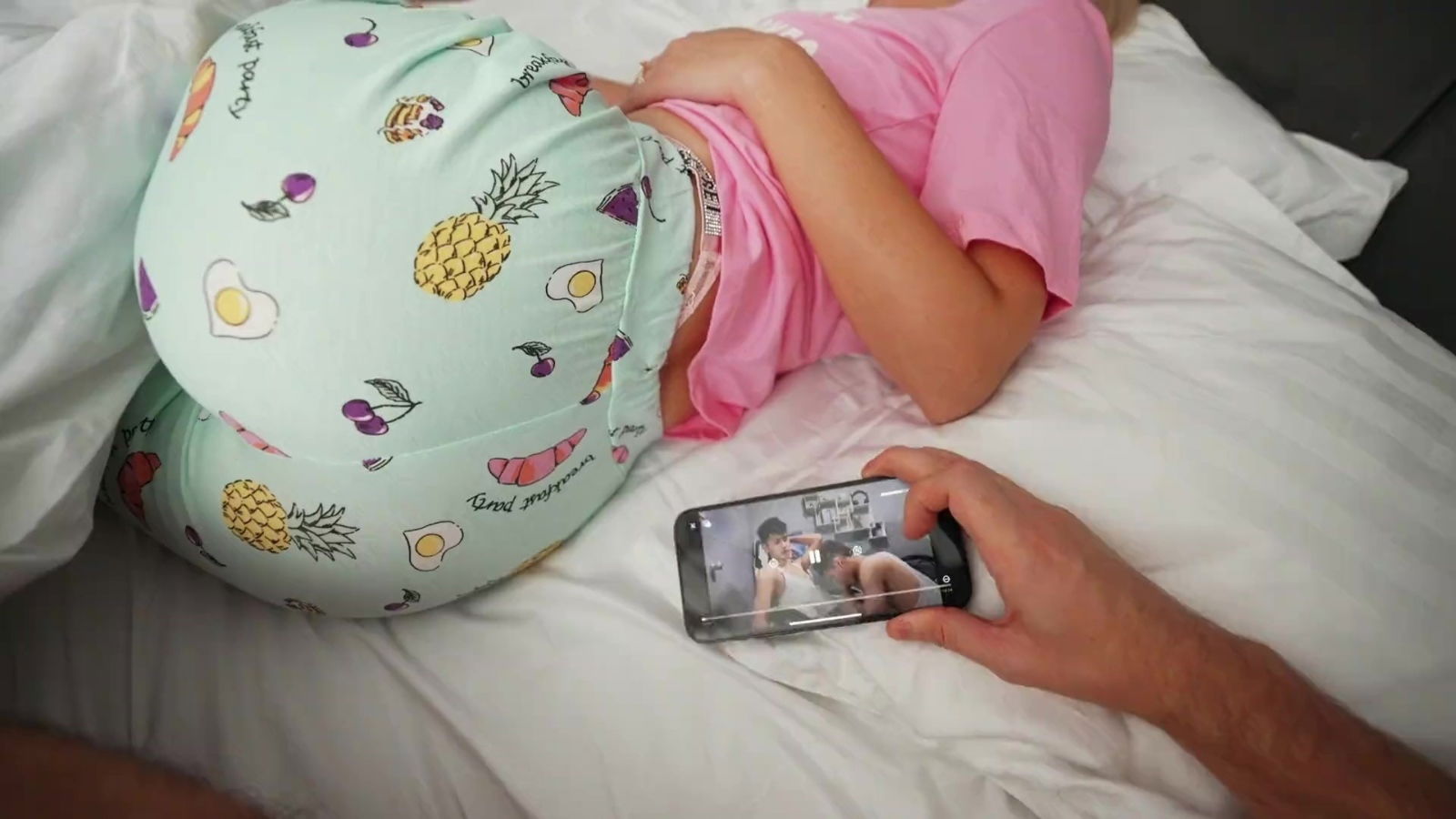 Milf booty step-mom Jenny tested step-son he's with tight pussy