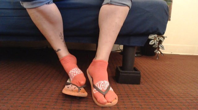 Watermelon Flipflops Ankle socks