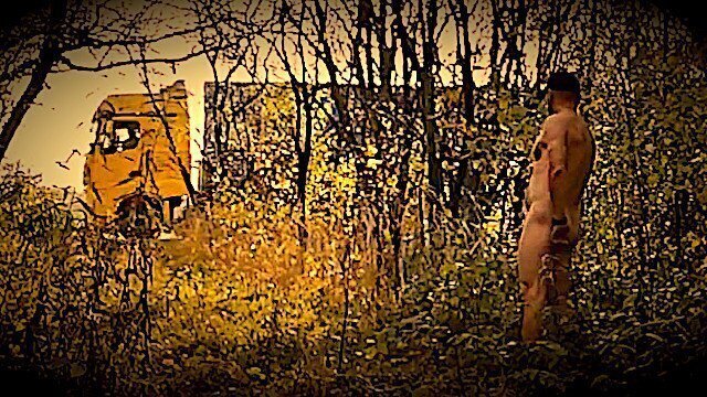 Lots traffic dick flashing drivers watch.