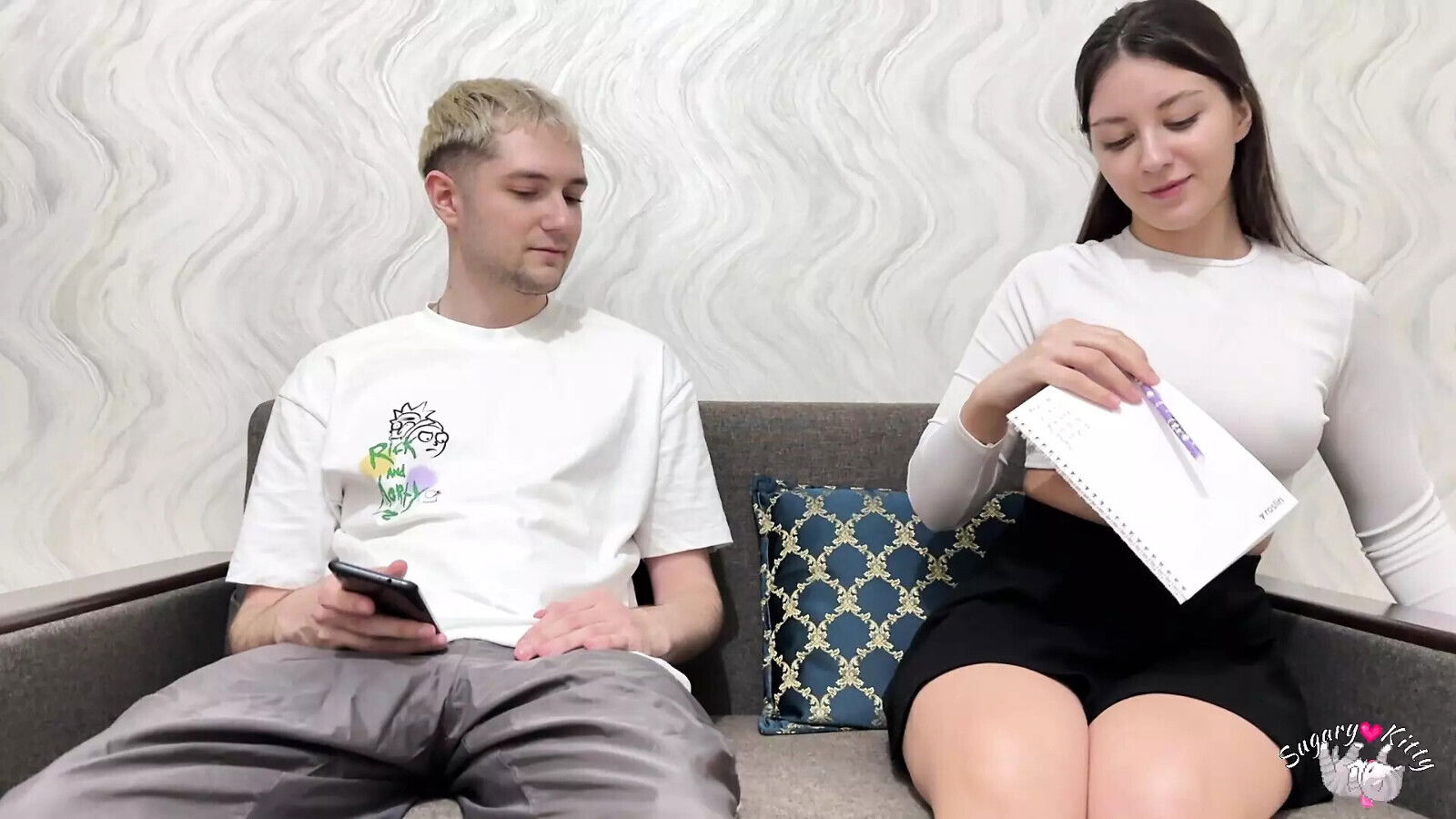 Step Came Home From School Asked Step Help with Homework Want Handjob It!!