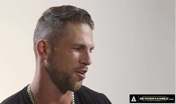 HETEROFLEXIBLE Orgasm With Muscular Hunk Roman Todd! WATCH JERK OFF! FULL SCENE