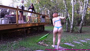 CHLOE, NATALYA &amp_ LIZZY - DOMESTIC GIRL CRUELLY WHIPPED UNTIL LIMP 2017