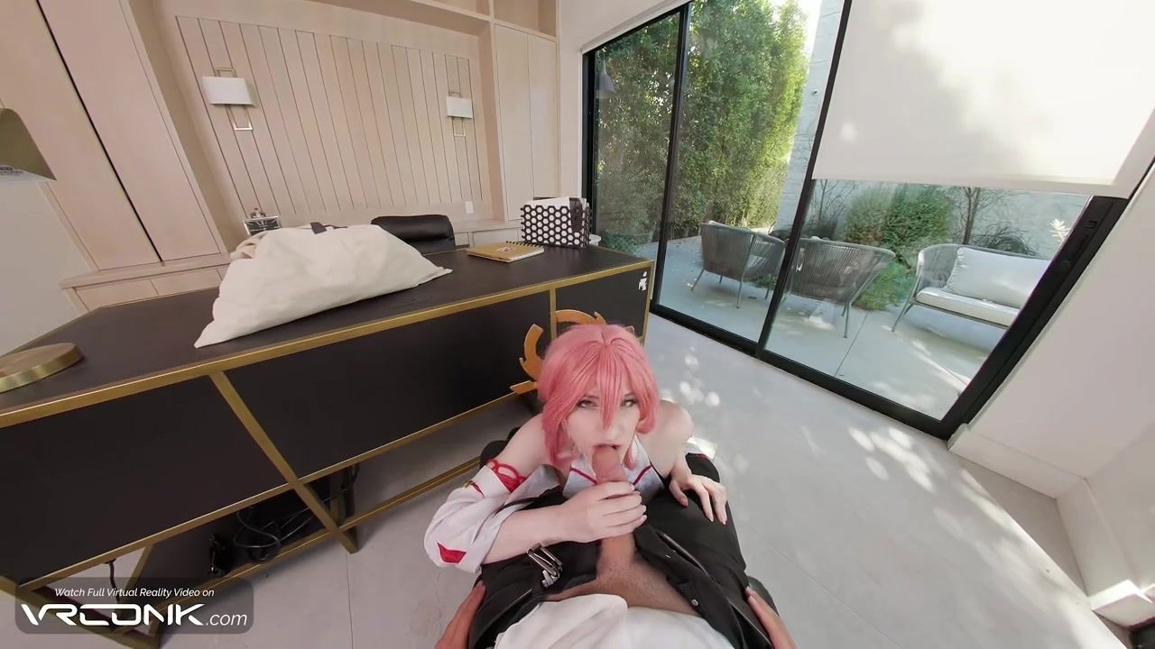 Conk Genshin Impact Miko sexy Teen Cosplay Parody With Melody Marks Porn