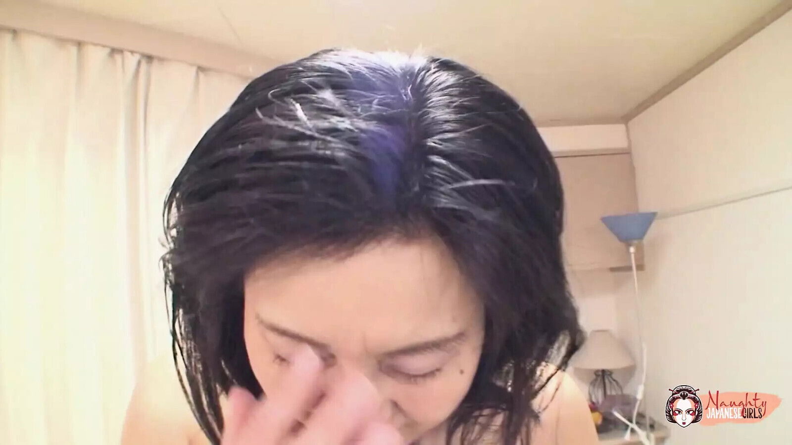 Mature Mako Anzai goes fours lover after blowing