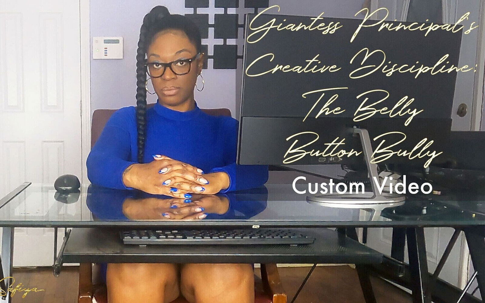Giantess Principals Creative Discipline Belly Button Bully Custom