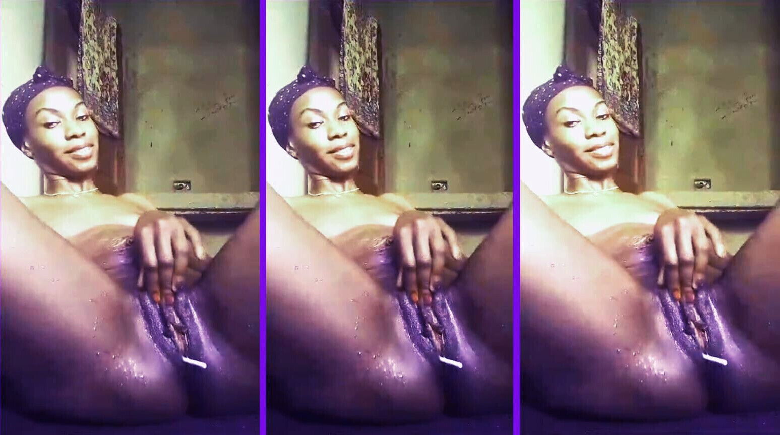 Ebony Milf Lollipop Huge Squirt