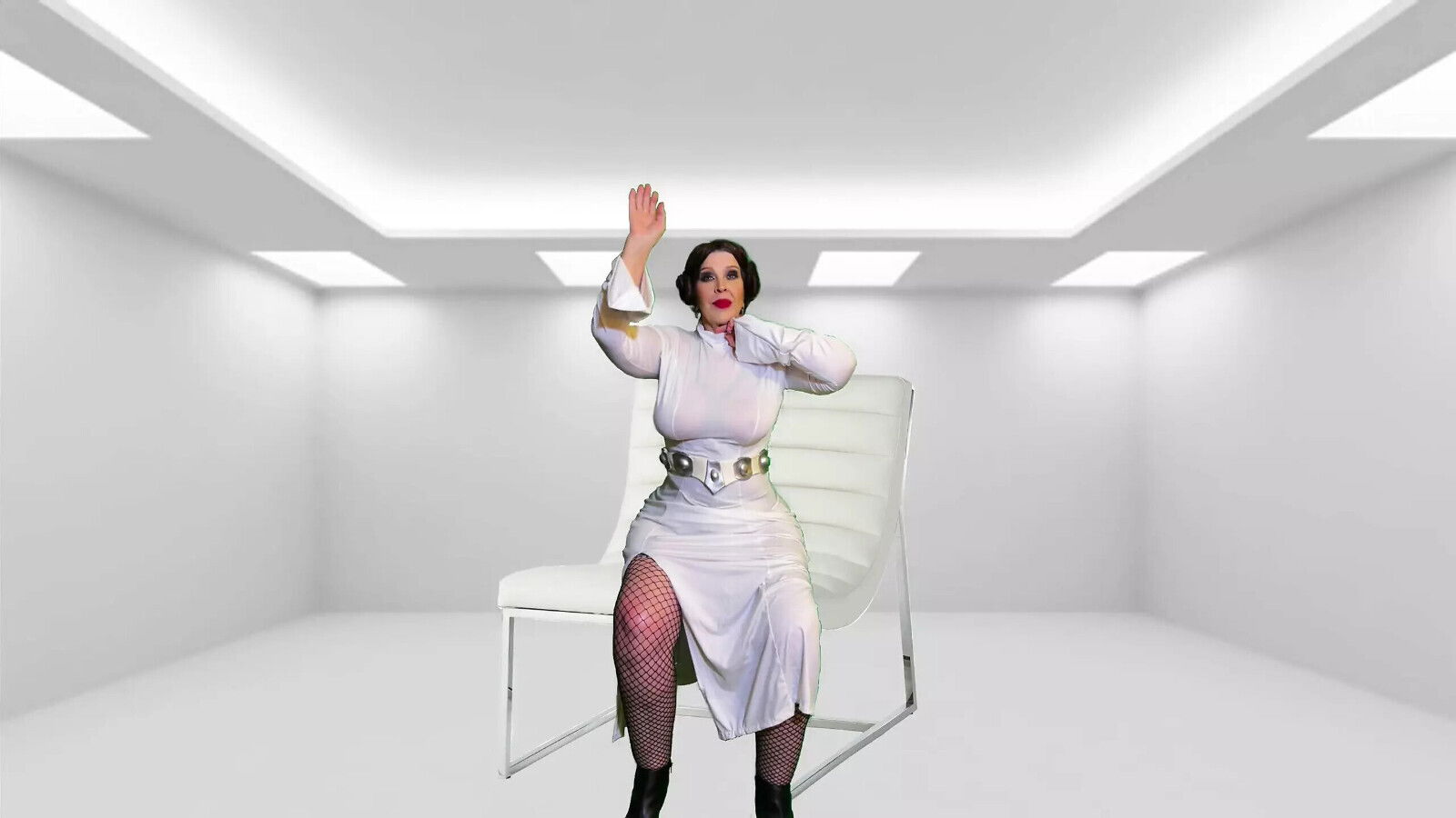 Granny Princess Leia: Darth Tochter Fucks Darth Vader