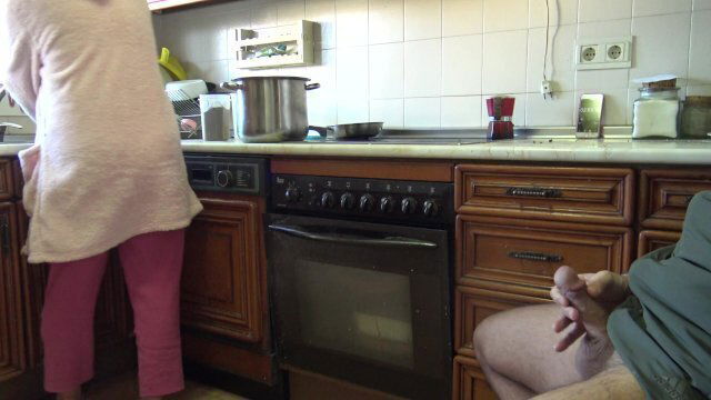 CFNM Horny Milf Swallows After Masturbating