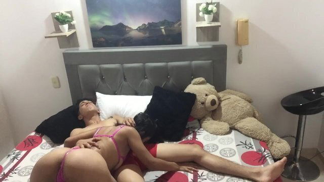 passionate kisses with girl, kissing chest caresses kisses penis then