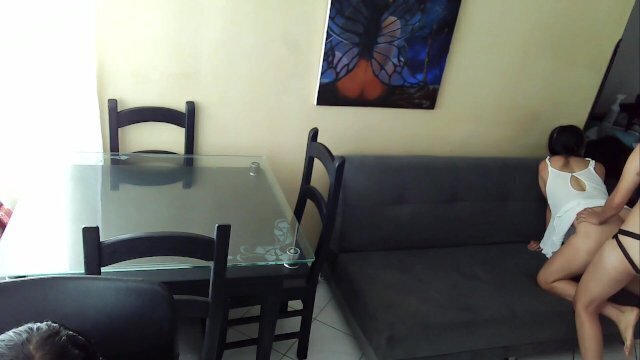 fuck lover with arne couch stepsister's office