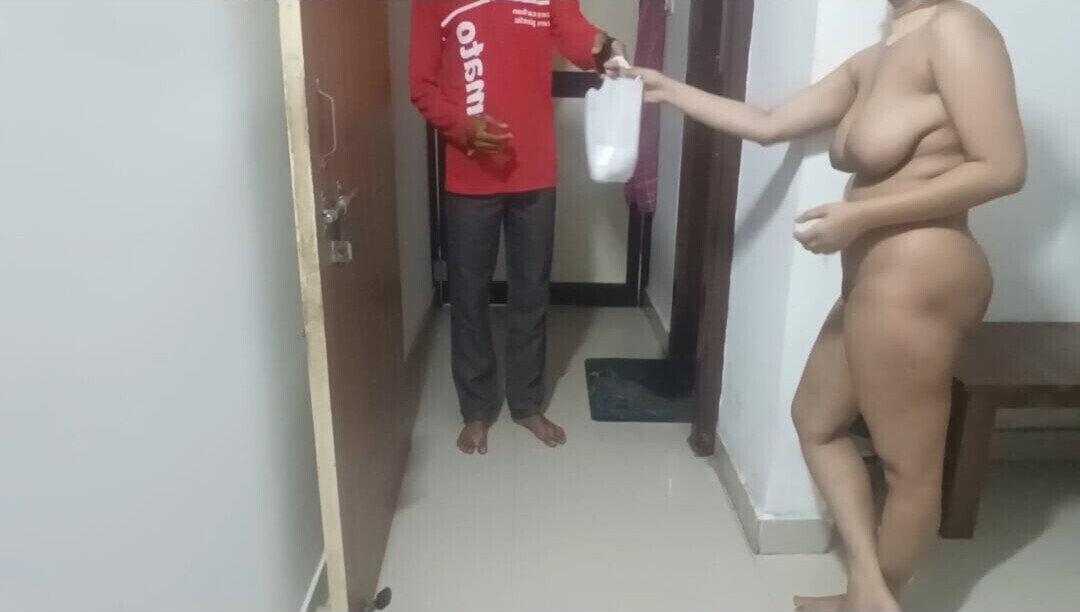 Delivery Hotel Room Service Knocked door fucked Wife Dream Fantasy