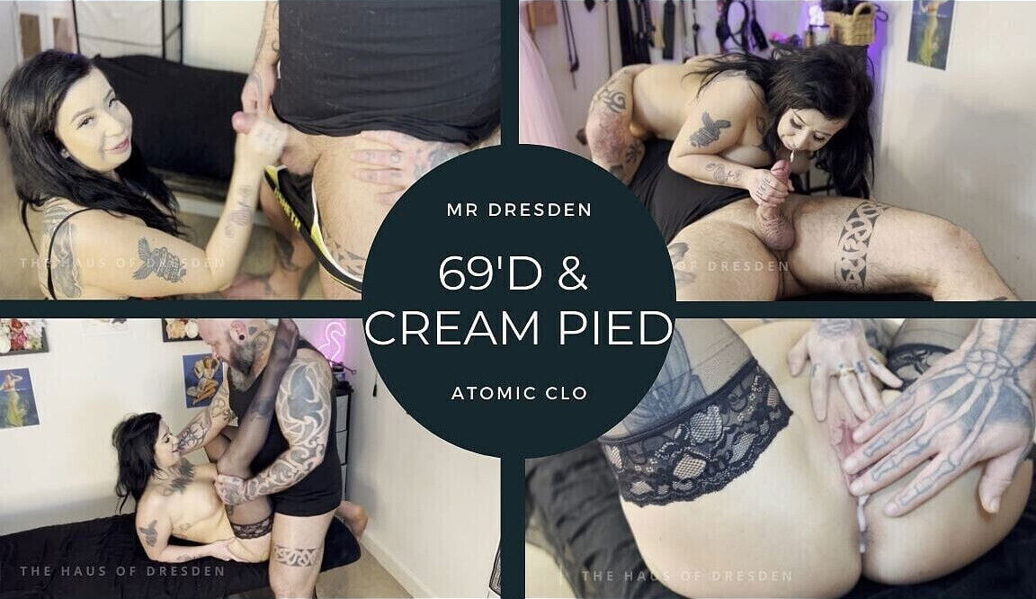 Tiny Petite Dancer 69'd Creampied Muscle Bear