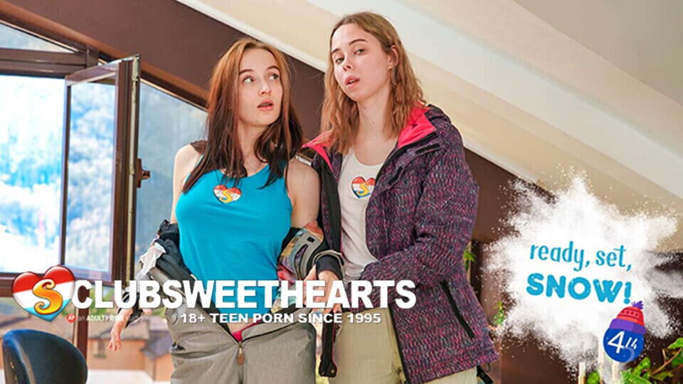 Snow! Lebians Orgasm after Skiing ClubSweethearts