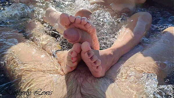 Step Sisters Feet Dream Outdoor Bathtub Threesome Foot