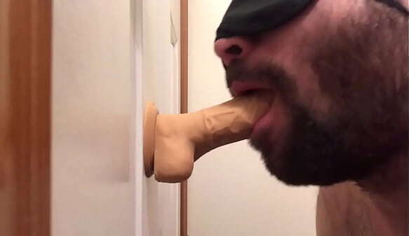 Going down deep on my dildo