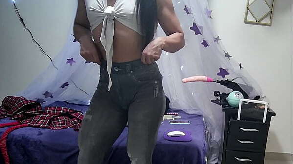 beautiful fitness with clit