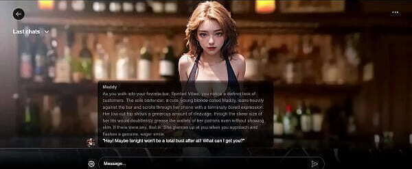 Explore Your Fantasies with Bartender Maddy Sexting Sexting