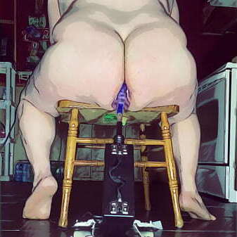 teen gapes hole with fuck machine deep throat