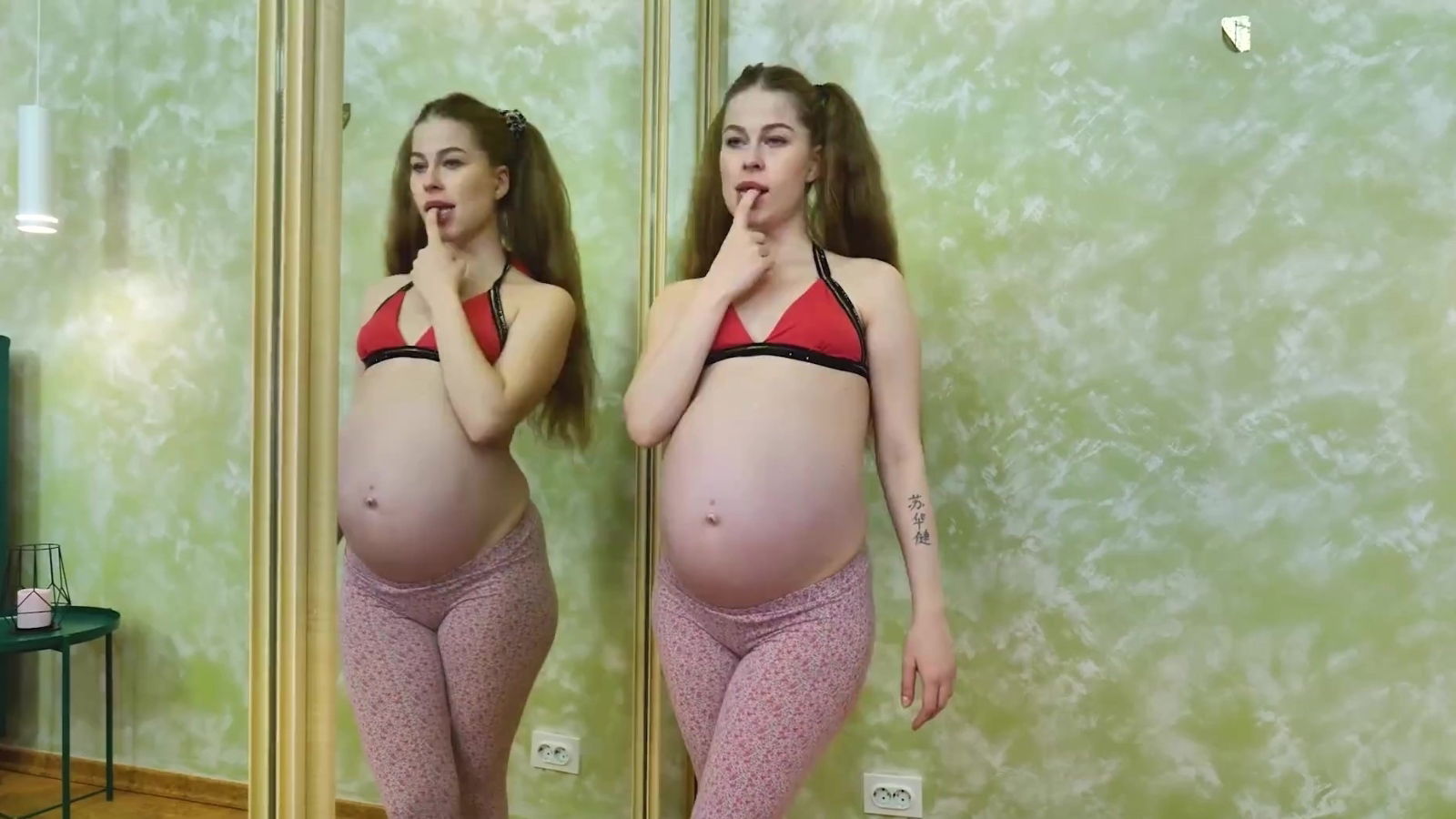 Pregnant stepsister gets horny craves dick stepbro helps