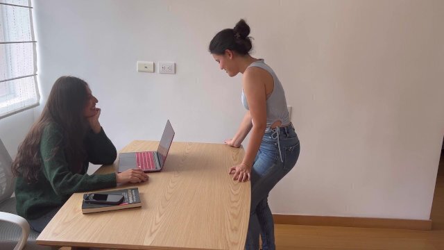 fulfill fetish having lesbian with jeans.