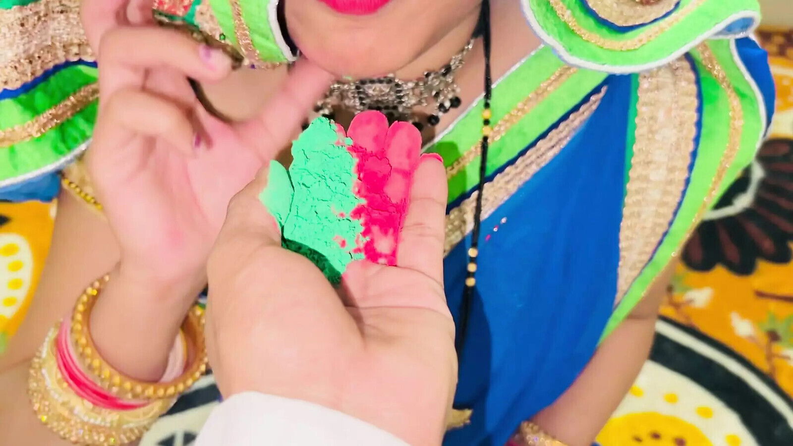 Sasur and Bahu Ke Rang Raliya Holi sex Sasur ji ne bahu ko holi color lagane ke bahane sex kar liya