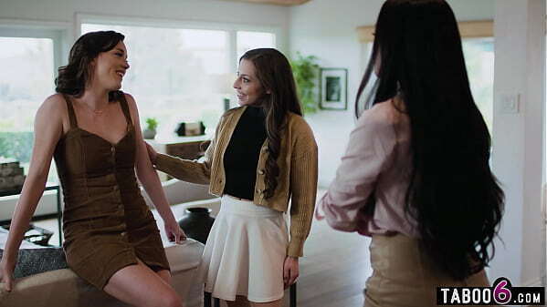 Lesbian couple caught cheating lust triangle