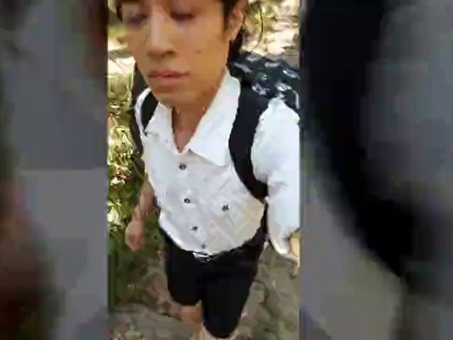 Look! This walks barefoot nature, grass, outdoors summer Foot Fetish Video Arteen Model