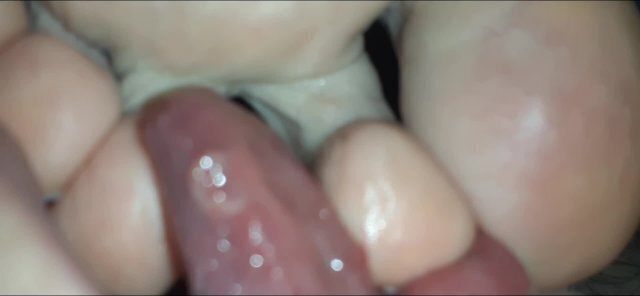 Licking in between her toes