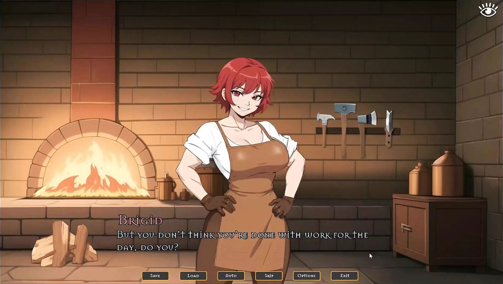 Tomboy Love Forge Hentai Game Ep.1 masturbating while thinking