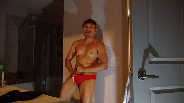 Flexin'_ Jerkin'_ Before Shower!